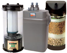 compare canister filters and